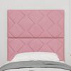 vidaXL Kopfteil mit Kopfteil Rosa 80 cm Samt