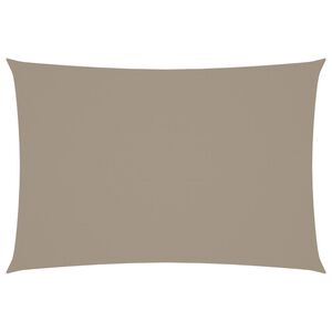 vidaXL Sonnensegel Oxford-Gewebe Rechteckig 2,5x4,5 m Taupe