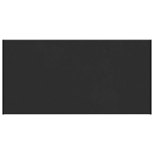 vidaXL Fensterbank Schwarz mit Holzmaserung 80 x 40 x 4,5 cm PVC