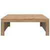 vidaXL Couchtisch Artisan-Eiche 100x100x35 cm Holzwerkstoff