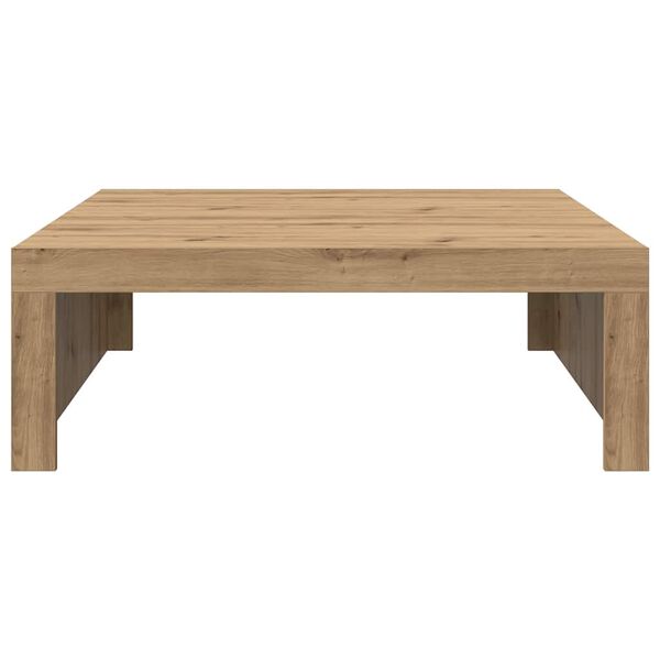 vidaXL Couchtisch Artisan-Eiche 100x100x35 cm Holzwerkstoff