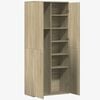vidaXL Highboard Sonoma-Eiche 80x35x180 cm Holzwerkstoff