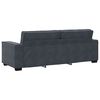 vidaXL 3-Sitzer-Sofa Dunkelgrau 220x78x84 cm Samt