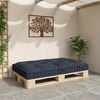 vidaXL Pallet Sofa Kissen Anthrazit 120 x 80 x 12 cm Stoff