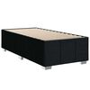 vidaXL Boxspringbett mit Matratze Schwarz 100x200 cm Stoff