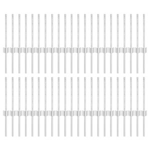 vidaXL Zaunpfosten 44 pcs Silber 80 cm Stahl