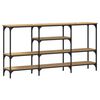 vidaXL Konsolentisch Artisan-Eiche 160 x 29 x 80 cm Holzwerkstoff