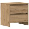 vidaXL Nachttisch Artisan-Eiche 45 x 34 x 44,5 cm Holzwerkstoff