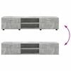 vidaXL TV-Schrankset mit Schubladen FLORIN Beton Grau Holzwerkstoff