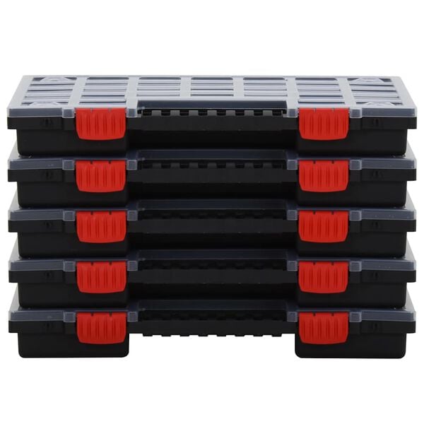 vidaXL Sortimentskästen 5 Stk. 40x30x5 cm Polypropylen