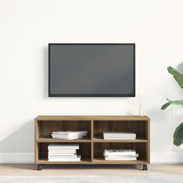 vidaXL TV-Schr&auml;nk Braun 90 x 35 x 40,5 cm Holzwerkstoff
