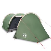 vidaXL Campingzelt 4 Personen Grün Wasserfest