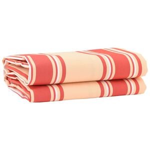 vidaXL Markisenersatz Gelb und Orange 1000 x 160 cm Polyesterleinwand