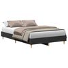 vidaXL Bettgestell ohne Matratze Schwarz 135x190 cm Holzwerkstoff