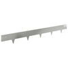 vidaXL Raseneinfassung 50 pcs 100 x 12 cm Stahl Silber