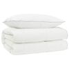 vidaXL G&auml;nsedaunen-Bettdecken-Set 90% FULDA 2 stk. 140 x 200 cm Wei&szlig;