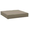 vidaXL Palettenkissen Taupe 60x60x6 cm Oxford-Gewebe