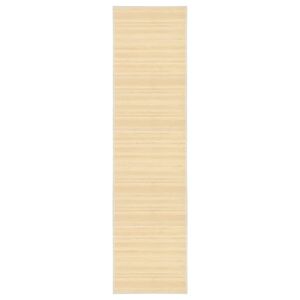vidaXL Teppich Bambus 80x300 cm Natur