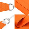 vidaXL Sonnensegel Oxford-Gewebe Rechteckig 3x4,5 m Orange