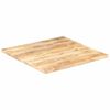vidaXL Tischplatte Massivholz Mango 25-27 mm 60x60 cm