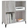 vidaXL Plattenschrank Grau Sonoma 84,5x38x89 cm Holzwerkstoff