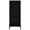 vidaXL Highboard Schwarz 34,5x34x180 cm Holzwerkstoff
