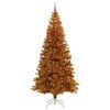 vidaXL Weihnachtsbaum mit 300 LEDs mit St&auml;nder Gold 240 cm PET