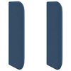 vidaXL Kopfteil Ohr Blau 40,5 x 40,5 x 4 cm Stoff