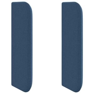 vidaXL Kopfteil Ohr Blau 40,5 x 40,5 x 4 cm Stoff