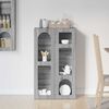 vidaXL Sideboard Graues Sonoma 59 x 35 x 100,5 cm Holzwerkstoff