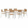 vidaXL Outdoortisch-Set 9 stk. 200 x 90 x 75 cm