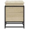 vidaXL Aufbewahrungsbox mit Deckel Sonoma 100x40x51,5 cm Holzwerkstoff