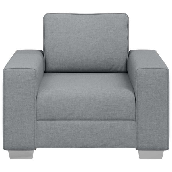 vidaXL Sofa Hellgrau 100 x 80 x 82 cm Stoff