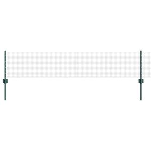 vidaXL Schwei&szlig;drahtzaun mit Pfosten 10 x 0,4 m (B x H)