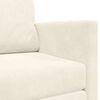 vidaXL Schlafsofa Creme 124 x 204 x 61 cm Samt