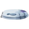 vidaXL Toilettensitze 2 Stk. Soft-Close-Deckel MDF Kiesel-Design