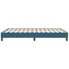 vidaXL Boxspringbett ohne Matratze Dunkelblau 120x210 cm Samt