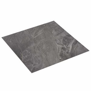 vidaXL Selbstklebende Bodenplanken Schwarz 30,5 x 30,5 cm 20 Stk. PVC