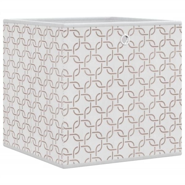 vidaXL Faltboxen 10 Stk. Creme 32x32x32 cm Vlies
