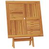 vidaXL Gartentisch Klappbar 85x85x76 cm Teak Massivholz