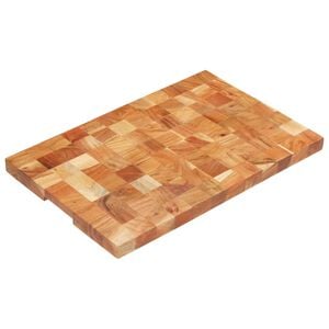 vidaXL Hackblock 60&times;40&times;3,8 cm Akazie Massivholz