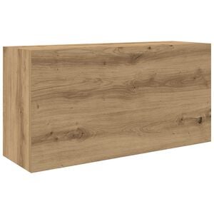 vidaXL Bad-Wandschrank Artisan-Eiche 80x25x40 cm Holzwerkstoff