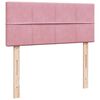 vidaXL Ottoman-Bett mit Matratze Rosa 120x200 cm Samt