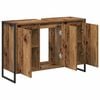 vidaXL Badezimmerschrank mit T&uuml;r Altholz 90 x 30 x 60 cm Holzwerkstoff