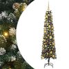 vidaXL K&uuml;nstlicher Weihnachtsbaum mit 300 LEDs mit St&auml;nder Gr&uuml;n 180 cm