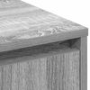 vidaXL LED-Sideboard Graues Sonoma 71 x 34,5 x 75 cm Holzwerkstoff