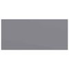 vidaXL Schweberegale 4 Stk. Grau 50x23x3,8 cm MDF