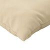 vidaXL Palettenkissen 3-tlg. Beige Stoff