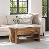 vidaXL Couchtisch Altholz 80 x 50,5 x 41,5 cm Holzwerkstoff