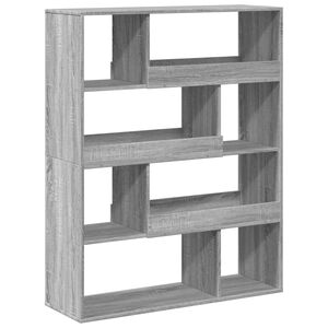 vidaXL Raumteiler Grau Sonoma 100x33x125,5 cm Holzwerkstoff